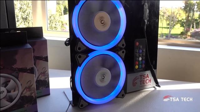 AUP KARA Series RGB Ring Cooling Fan смотреть онлайн