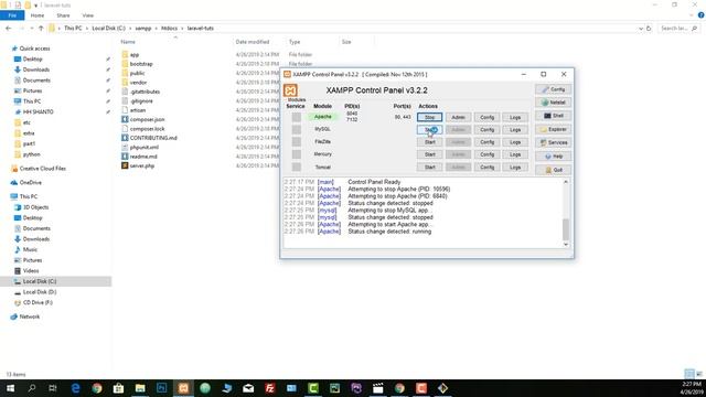 Laravel series Tutorial 2019-[part #2] install PHP Strom IDE, create Virtual Host & Laravel project смотреть онлайн