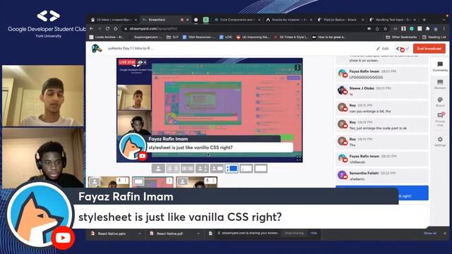yuHacks Day 1 | Intro to React Native смотреть онлайн