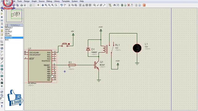 Output AC Load control according to input condition using PIC Microcontroller Bangla Tutorial смотреть онлайн