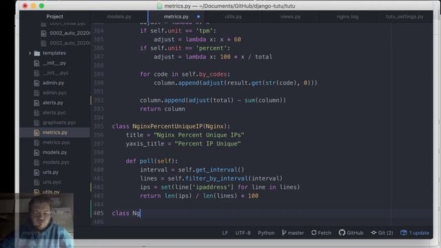 Nginx metric bytes sent - Python live-coding Part 55 смотреть онлайн