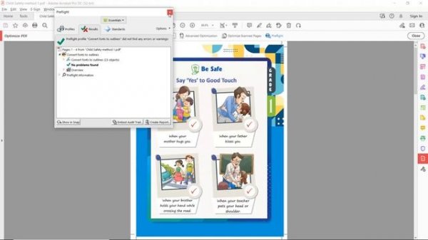 How to Outline text in adobe acrobat pro DC | Curved text in Acrobat pro DC