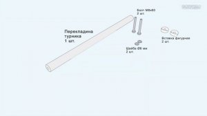 Шведской стенки «Юниор» с регулируемым турником Rokids (Рокидс) видео-инструкция