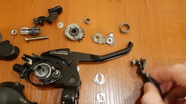 Shimano V-Brake Shifter repair and assemble смотреть онлайн