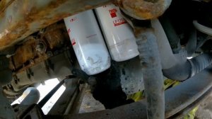 Замена Масла в Двигателе ,без ямы - VOLVO FH. (10w-40 / VDS -3)