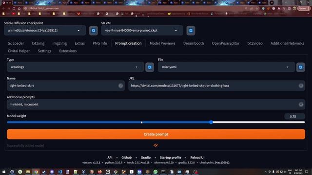 Scenario Loader Demonstration - Stable Diffusion Webui A1111 Extension