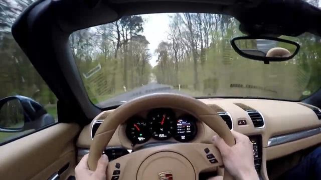 Porsche Boxster 981 POV Test Drive + Acceleration 0 - 200 Km/h
