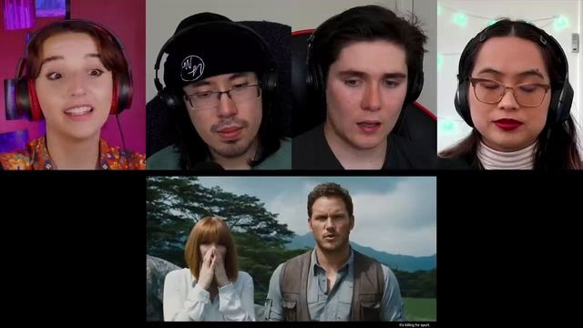 REACTING to *Jurassic World* BACK IN BUSINESS?? (First Time Watching) Action Movies смотреть онлайн