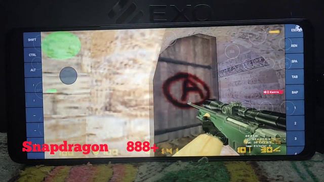 counter strike 1.6 en Android Snapdragon 888+ ,(exagear V3) link, tutorial, gameplay Moto G200 смотреть онлайн