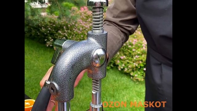 MASKOT Обзор профессиональной механической, ручной соковыжималки пресс для гранатов и цитрусовых смотреть онлайн