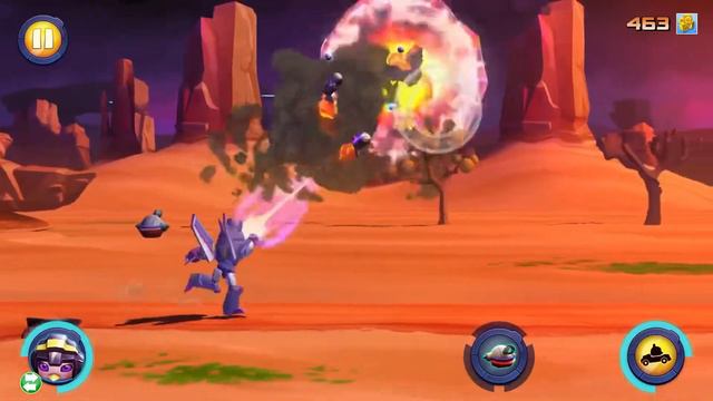 Cyclonus vs Boss Pig | Angry Birds Transformers смотреть онлайн