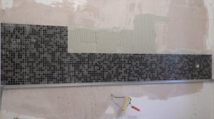 Фартук из мозаичной плитки