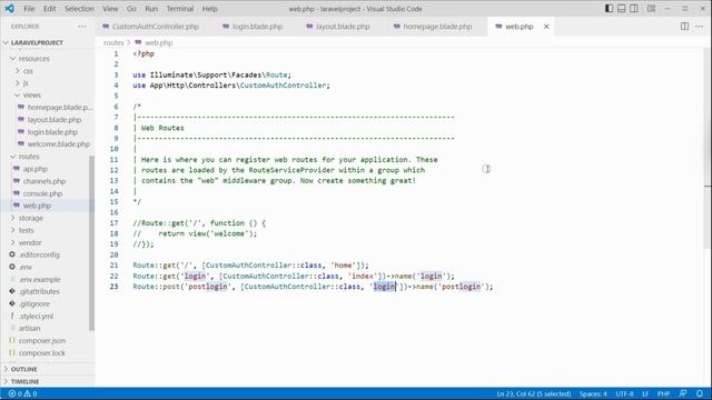Laravel 9 Custom Auth Login and Registration смотреть онлайн