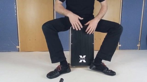 Cajon X One Hard Coal Stripes Schlagwerk CP160 Conny Sommer