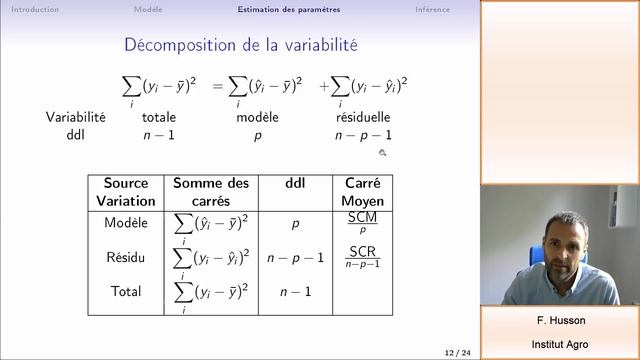 Régression linéaire multiple (théorie, pratique, mise en oeuvre logicielle) смотреть онлайн