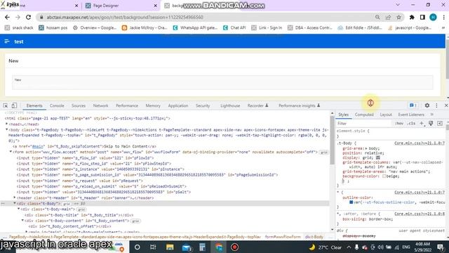 Learn CSS in Oracle Apex Background-color and Color #03 смотреть онлайн