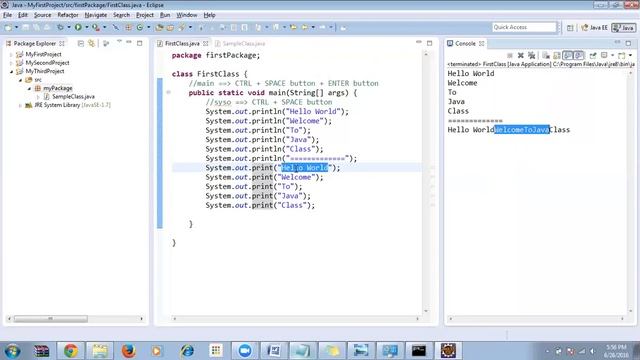 Demo on Java смотреть онлайн