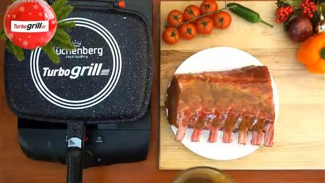 Свиная корейка рецепт I Turbogrill смотреть онлайн