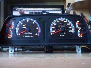 Toyota Land Cruiser 80 Пересвет приборной панели