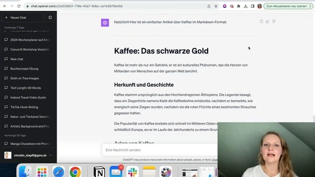 Diese 10 Text-Ausgabeformate kann ChatGPT смотреть онлайн