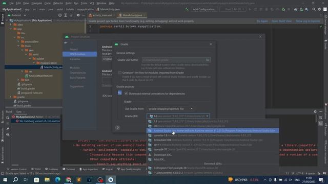 Android Studio. Как избавиться от ошибки при создании нового проекта. смотреть онлайн