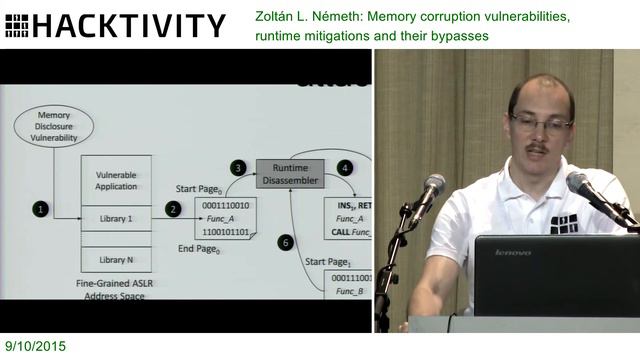 Zoltán L. Németh – Memory corruption vulnerabilities, runtime mitigations and their bypasses смотреть онлайн
