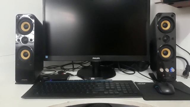 Creative T40 II Sound test смотреть онлайн