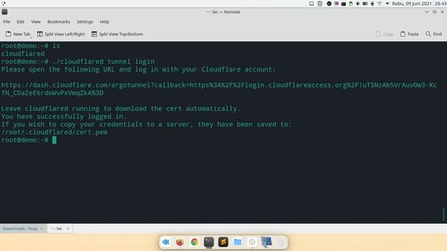 Tutorial setup cloudflared argo tunnel смотреть онлайн