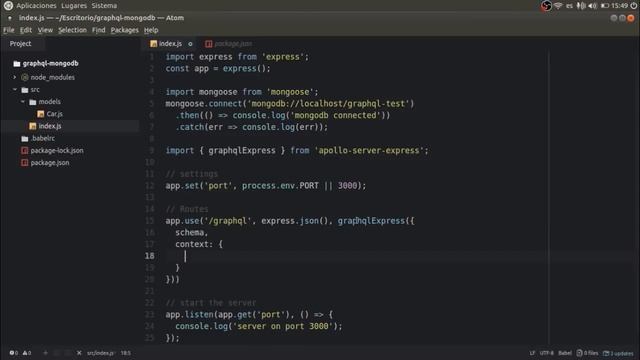 GraphQL, Mongodb Nodejs y Express | Conexión Simple, Consultas y Mutaciones смотреть онлайн