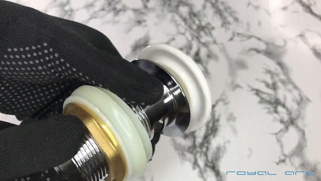 Донный клапан с переливом Royal Art AR-040W смотреть онлайн