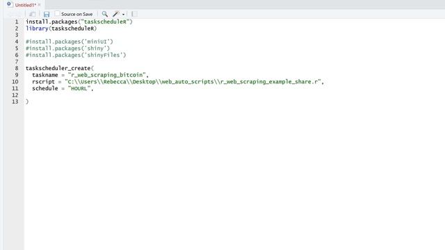 Scheduling your Script using cronR | Automated Web Scraping in R Part 2 смотреть онлайн