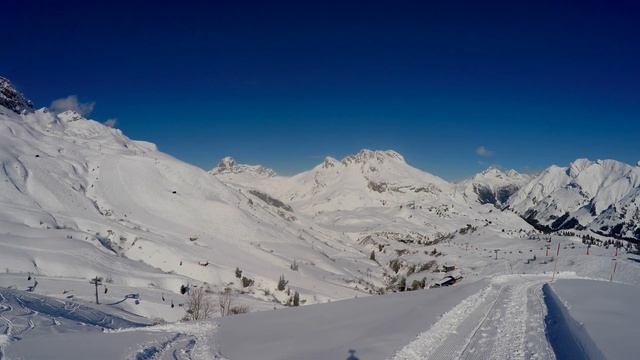 Arlberg Austria Skiing Oberlech 2017 4K GoPro смотреть онлайн