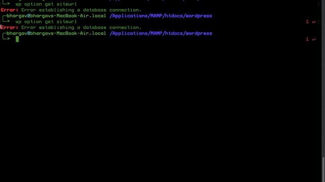 How to Fix Error establishing a database connection for any WP-CLI Command For MAMP смотреть онлайн