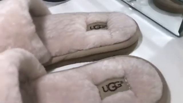 Молочные тапочки из овчины ugg обзор смотреть онлайн