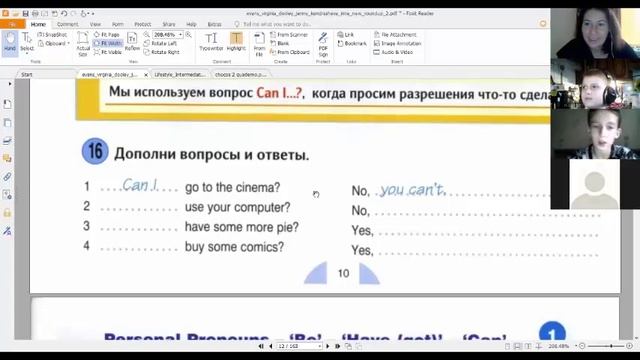Can и Can't Урок в разговорном клубе для школьников 4-5 класс cursovida.ru смотреть онлайн