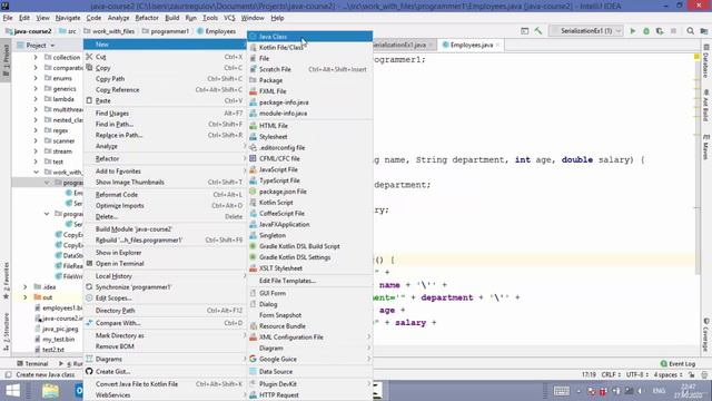 Java - получи чёрный пояс! 7. Сериализация. Часть 1 смотреть онлайн