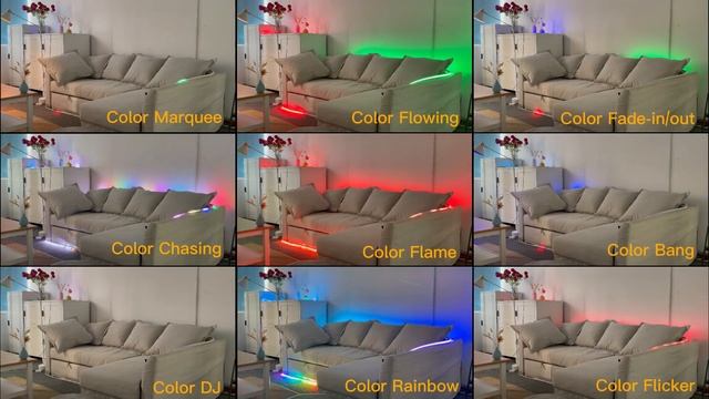 Gledopto RGB IC Strip Controller 9 dynamic modes display смотреть онлайн