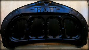 Покраска НОВОГО КАПОТА с двух сторон, быстрый метод. Наносим герметик. Подробно, нюансы в покраске.