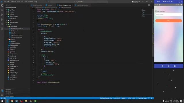 React native login with phone number смотреть онлайн