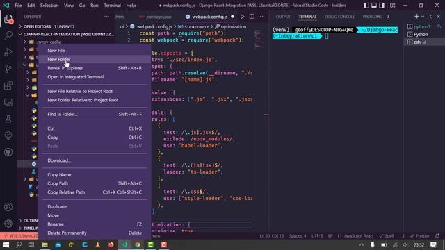 Django and React Integration (with webpack): Part 1 смотреть онлайн