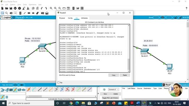 NAT - Network Address Translation in Cisco Packet Tracer смотреть онлайн