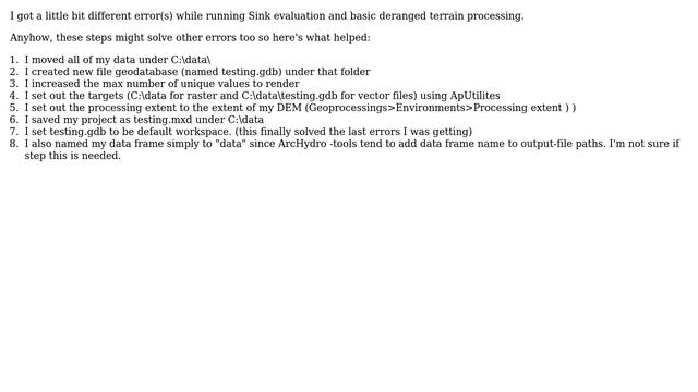 GIS: Error running Arc Hydro tools function in ArcMap? (6 Solutions!!) смотреть онлайн
