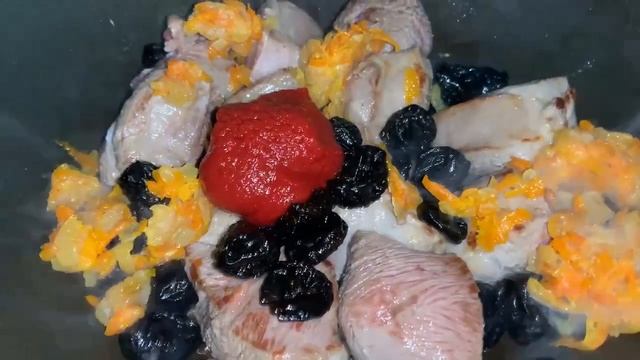 Говядина с черносливом, наимягчайшее мясо. смотреть онлайн