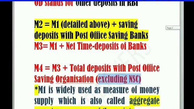 Indian Economy || Measures of Money Supply||Part 8|| M1,M2,M3,M4||Narrow Money&Broad Money смотреть онлайн