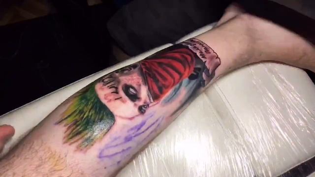 Voron Tattoo - Punk (time laps) смотреть онлайн