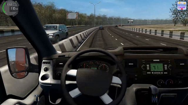City Car Driving - Ford Transit Gameplay | 2K Video смотреть онлайн