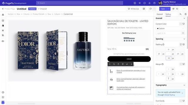 Shopify Product Page example built by PageFly #1 Shopify Page Builder (P3) смотреть онлайн