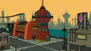 Futurama - Fry caught in bed with Morgan