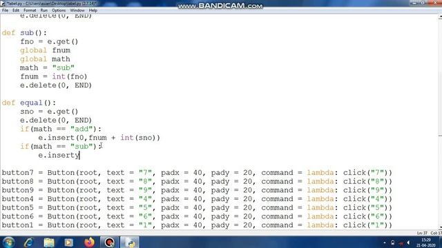 Calculator in Python tkinter (Tutorial 9) смотреть онлайн