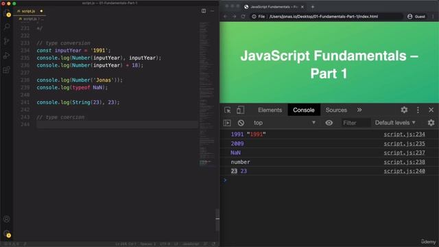 17 Type Conversion and Coercion in javascript | #kodzila смотреть онлайн